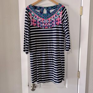 Lilly Pulitzer Bay Dress - Island Medallion Stripe